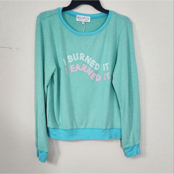 NWT Wildfox I Earned It Baggy Beach Jumper Size XS Style BBJ-I Earned It - Picture 2 of 13